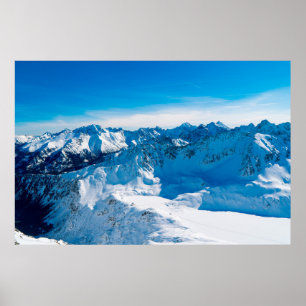 Winter mountains in Tatra Mountains Zakopane, Pola Poster
