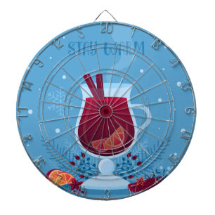 Winter Mulled Wine Dartboard