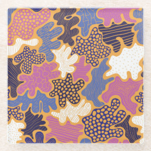 Winter Mulled Wine: Mixed Media Glass Coaster