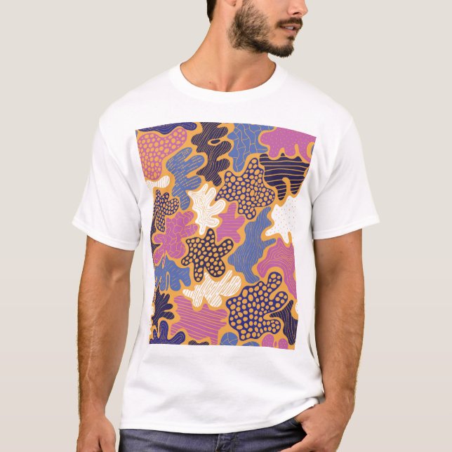 Winter Mulled Wine: Mixed Media T-Shirt (Front)