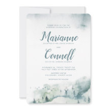 Winter Mystère III Informal Script Wedding