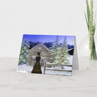 Winter Night Holiday Card