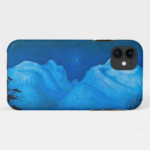 Winter Night in the Mountains by Harald Sohlberg  iPhone 11 Case