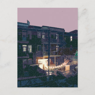 winter night :: nuit d'hiver postcard