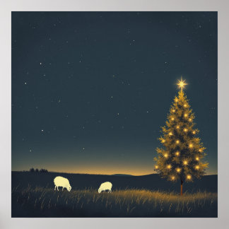 winter night Value Poster Paper