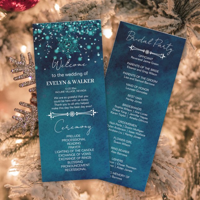 Winter Night Wedding Program (Creator Uploaded)