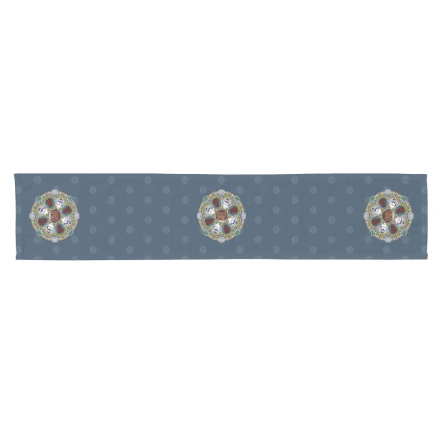 Winter Nouveau Table Runner (Horizontal)