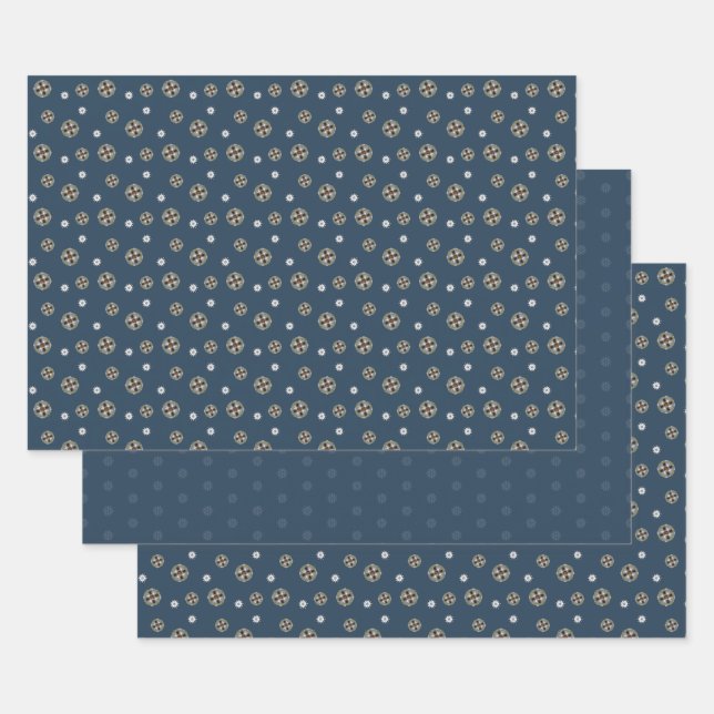 Winter Nouveau Wrapping Paper Set (Set)