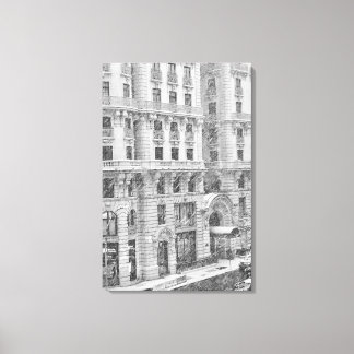 Winter NYC Upper West Side Photography on Canvas Print