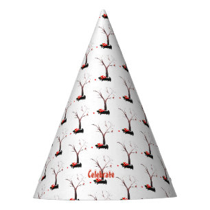 Winter Occasion Scottie Dogs Party Hat
