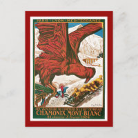 Winter Olympics Vintage Travel Poster
