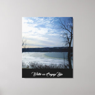 WINTER ON CAYUGA LAKE CANVAS PRINT