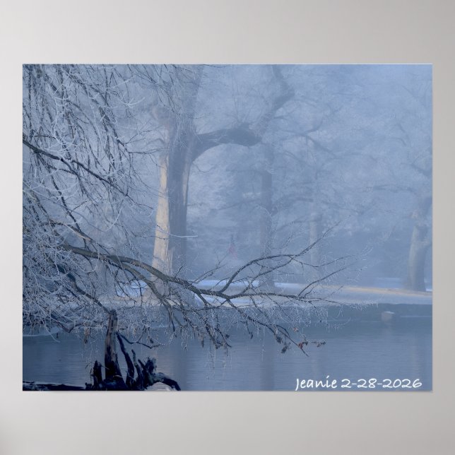 Winter on the Delaware Poster (Front)