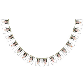 Winter Onderland Birthday Monthly Photo Bunting Flags