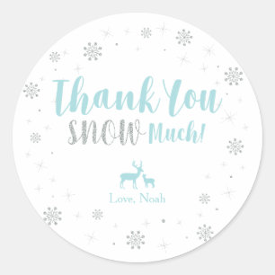 Winter onderland, Thank you snow much sticker