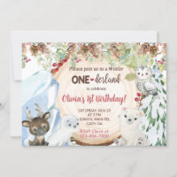 Winter Onederland 1er, invitation de premier anniv