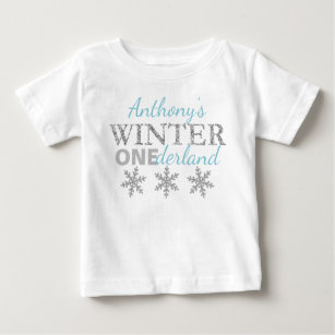 Winter ONEderland 1st Birthday Baby T-Shirt