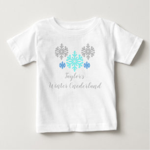 Winter Onederland 1st Birthday Baby T-Shirt