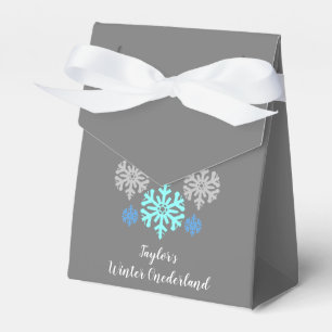 Winter Onederland 1st Birthday Favor Box