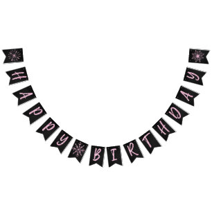 Winter Onederland Bday bunting banner Snowflakes