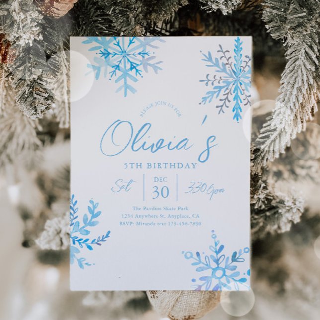Winter Onederland Birthday Invitation (Creator Uploaded)