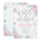 Winter ONEderland Birthday Invitation Pink Silver