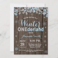 Winter Onederland Blue Silver Boy 1st Birthday