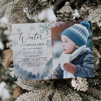 Winter ONEderland Boy 1st Birthday