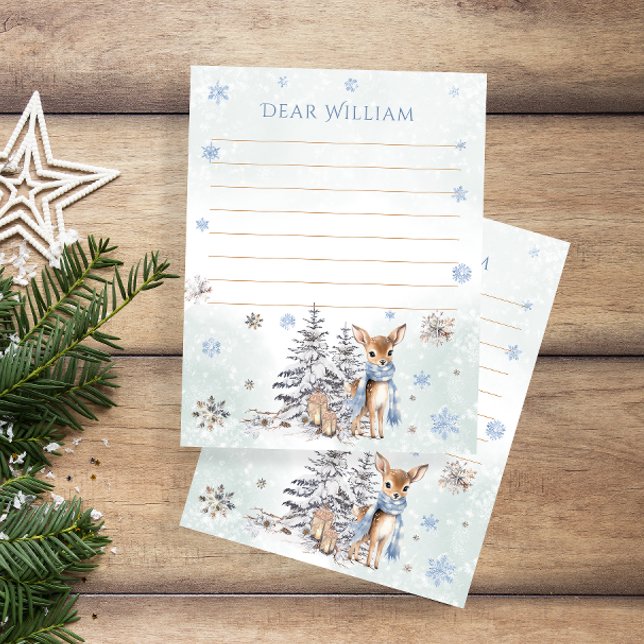 Winter Onederland Cute Deer Time Capsule Card (Creator Uploaded)
