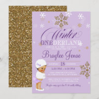 Winter Onederland First Birthday Ethnic Baby Girl