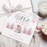 Winter ONEderland Pink Girl Christmas 1st Birthday Favour Tags<br><div class="desc">Elevate your little one's 1st birthday party with our exquisite "Winter Onederland" Pink Girl Christmas 1st Birthday Favour Tags! These tags are the perfect finishing touch to your favours, adding a touch of enchantment to your event. Attach them to your gift favours to create a personalized and elegant keepsake that...</div>