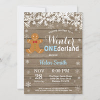 Winter Onederland Rustic Boy 1st Birthday