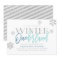 Winter ONEderland Silver Glitter Blue 1st Birthday