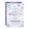 Winter ONEderland Snowflake Birthday Invitation