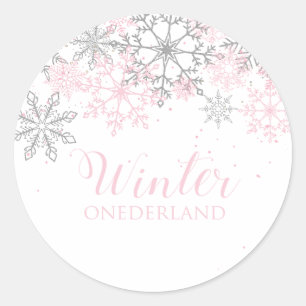 Winter Onederland Snowflake Sticker