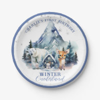 Winter Onederland Whimsical Woodland 1st Birthday