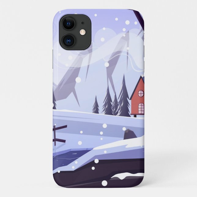 Winter Outdoor Scenery Case-Mate iPhone Case (Back)