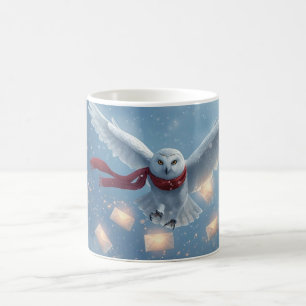 “Winter Owl Magic” Christmas Owl Coffee Mug