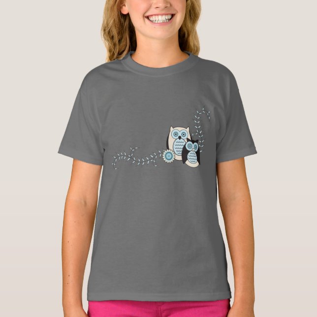 Winter Owls T-Shirt (Front)