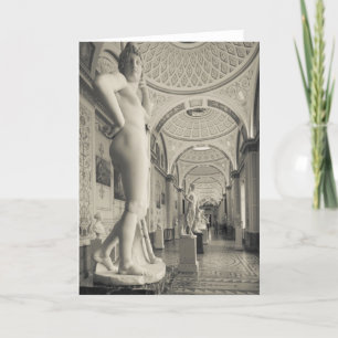 Winter Palace, Hermitage Museum, statue gallery 2 Holiday Card