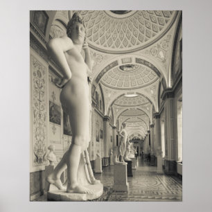 Winter Palace, Hermitage Museum, statue gallery 2 Poster