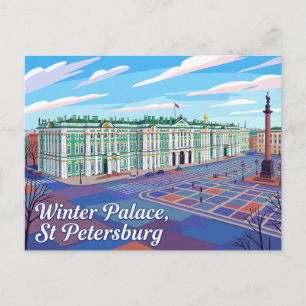 Winter Palace Russia Postcard