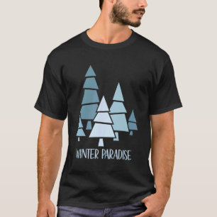 Winter Paradise Retro Winter Forrest retro Winter T-Shirt
