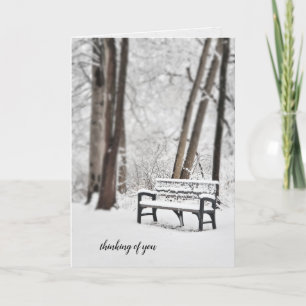 winter park bench card