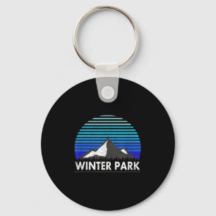 Winter Park Colorado Bluebird Mountain  Keychain