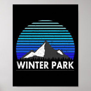 Winter Park Colorado Bluebird Mountain  Poster