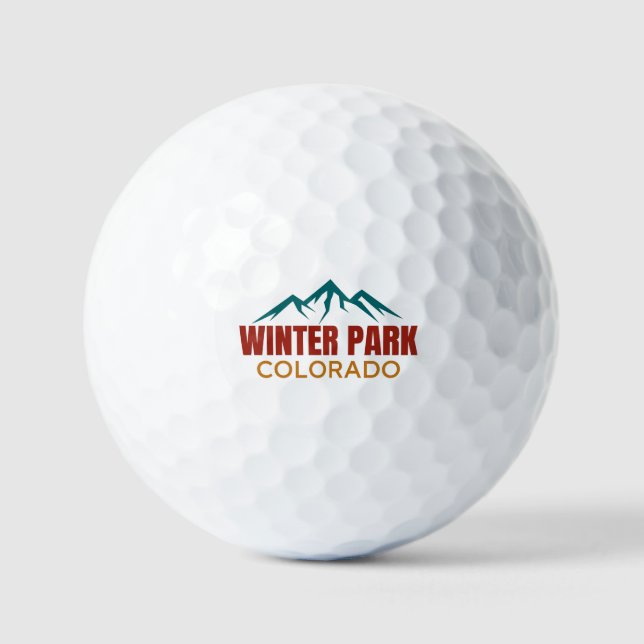 Winter Park Colorado Golf Balls (Front)