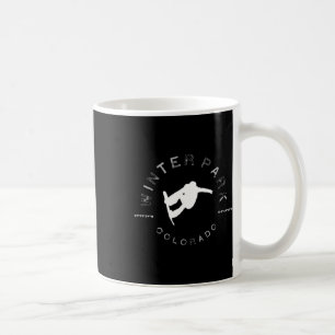 Winter Park Colorado Graphic Vintage Snowboard T Coffee Mug