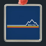 Winter Park, Colorado Metal Ornament<br><div class="desc">Winter Park,  Colorado has one of the oldest and best ski resorts in the state,  stunning mountain scenery,  and endless recreation. This great vintage design has a retro look.</div>