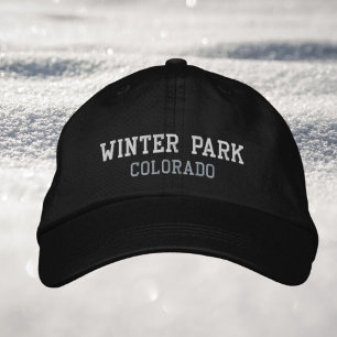 Winter Park Colorado ski winter vacation outfit Embroidered Hat